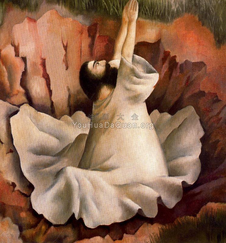 Christ in the Wilderness - Rising from Sleep in the Morning - 斯坦利·斯宾塞